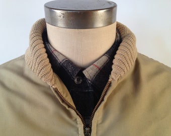 Vintage 70s/80s Lined Car Coat Made by JC Penney Size Large