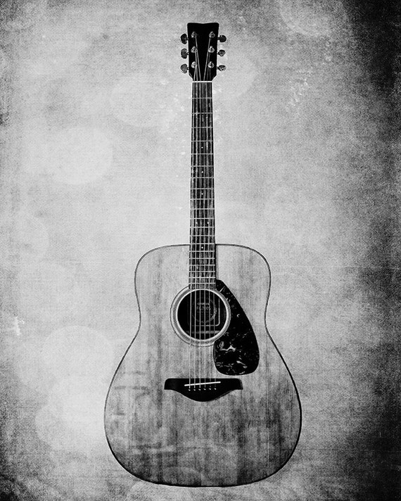 Guitar Photography Fine Art Print Musical Instrument Music