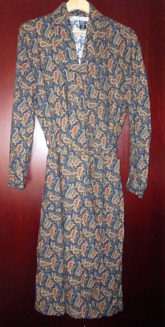 mens paisley bathrobe