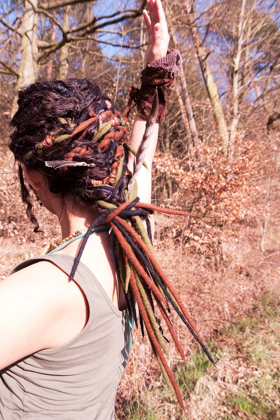 Items similar to Wool Dreads/Dreads Wool/ Double ends Wool Dreads