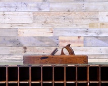 Large Vintage Wood P