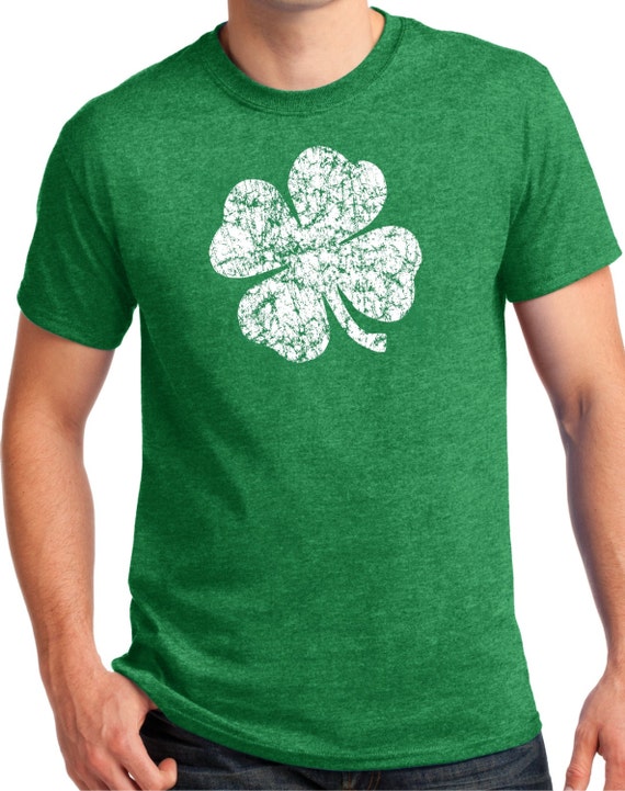 St Patrick's day Shirt Four leaf clover t-shirt Green