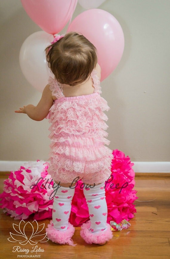 Heart Leg WarmersPink Heart LeggingsBaby Leg by LillyBowPeep