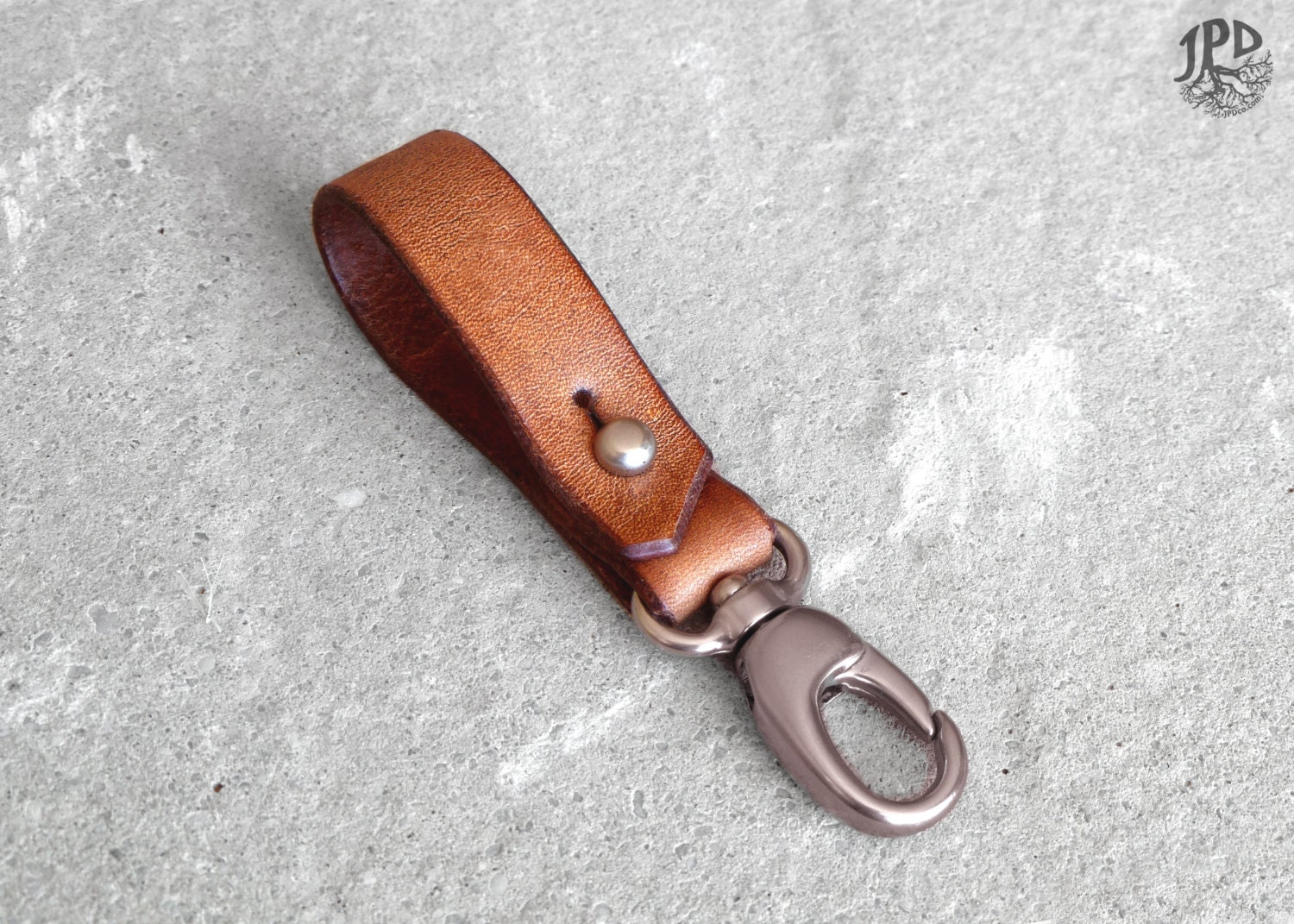 Leather KeyChain Leather Key Fob Custom Monogrammed Key