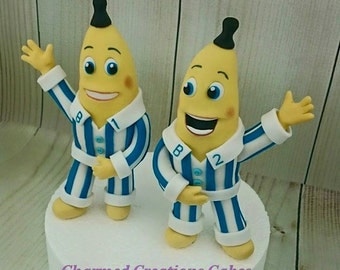 Banana And Pyjamas Edible Cake Topper Banana And Pyjamas Edible Cake Topper