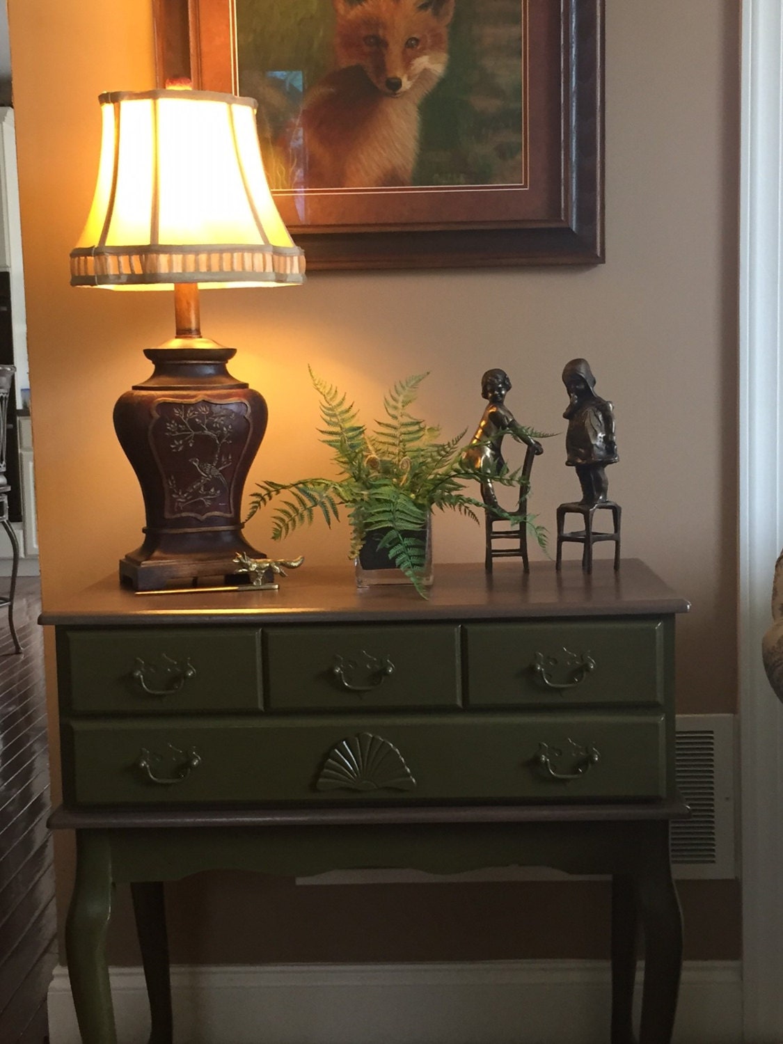 Beautiful Hand Painted Console Table Haute Juice