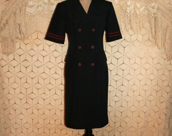 Robe Femme Bleu Marine - Taille 40 (12) - Neuf Avec étiquettes - Style Classique