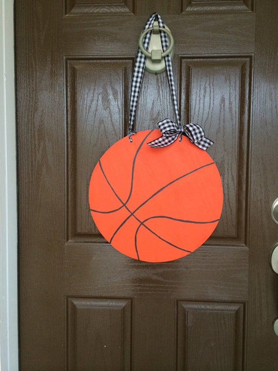 Basketball Ball Door Hanger by HappyToz on Etsy