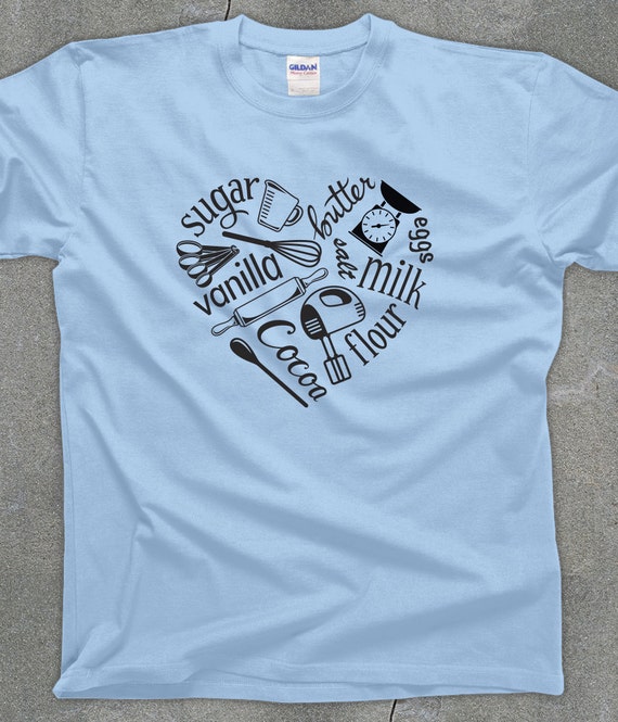 I Love Baking t shirt unisex men's women's tshirt