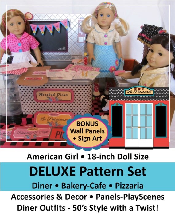 18 inch doll diner