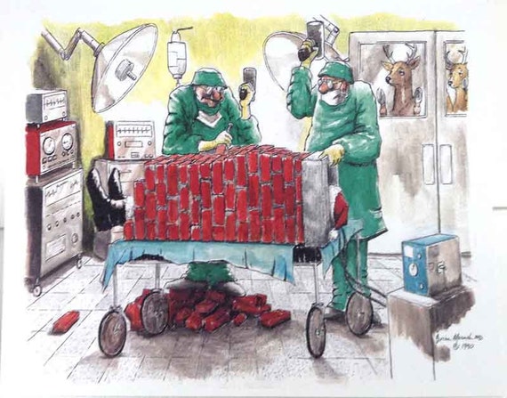 5 Funny Surgeon Christmas Cards Humorous Doctor Medical Santa