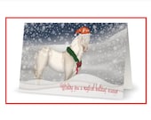 Magical Horse Christmas Card with Original Artwork