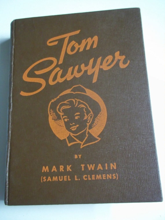 Tom Sawyer by Mark Twain Whitman 1944 Vintage by SirKsCollectibles