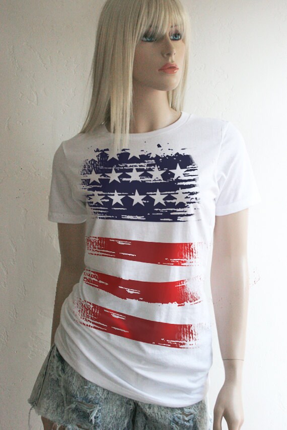 American Flag TShirt. Flag Shirt. by SouthernGirlApparel on Etsy