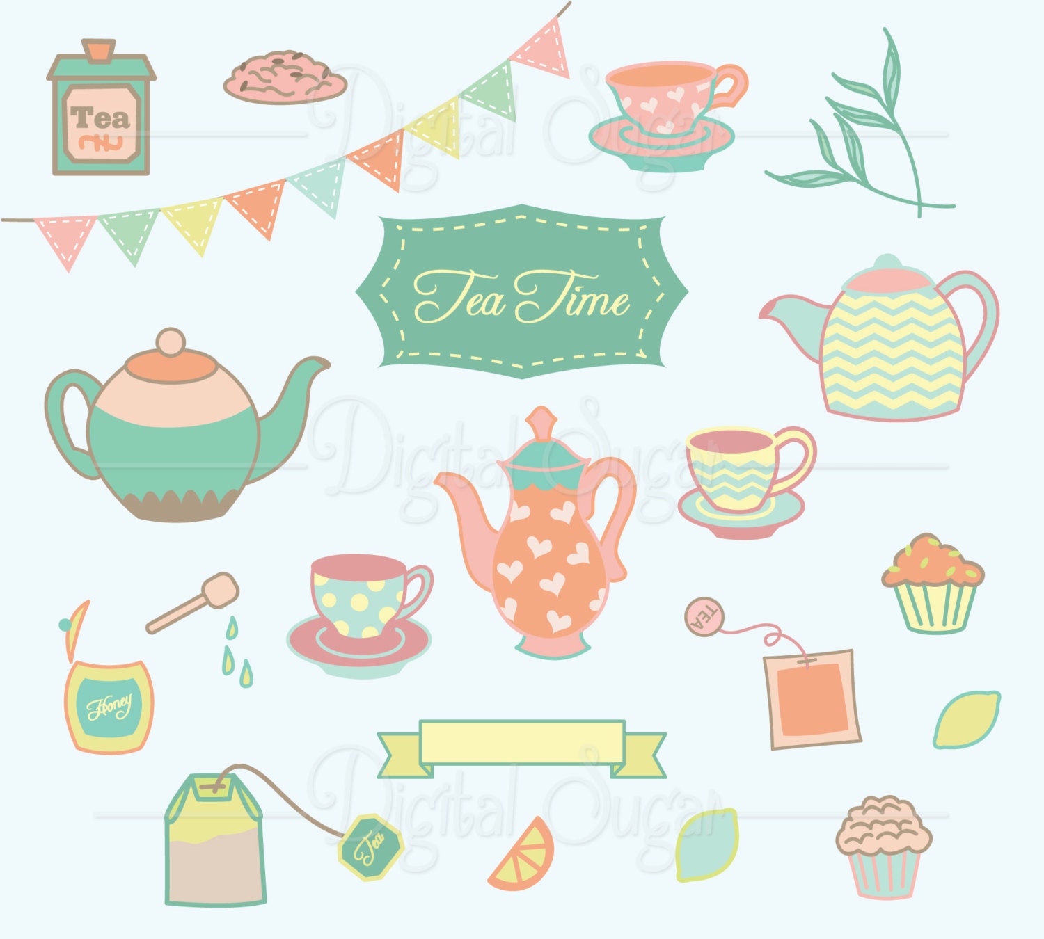 clipart tea party invitation - photo #10