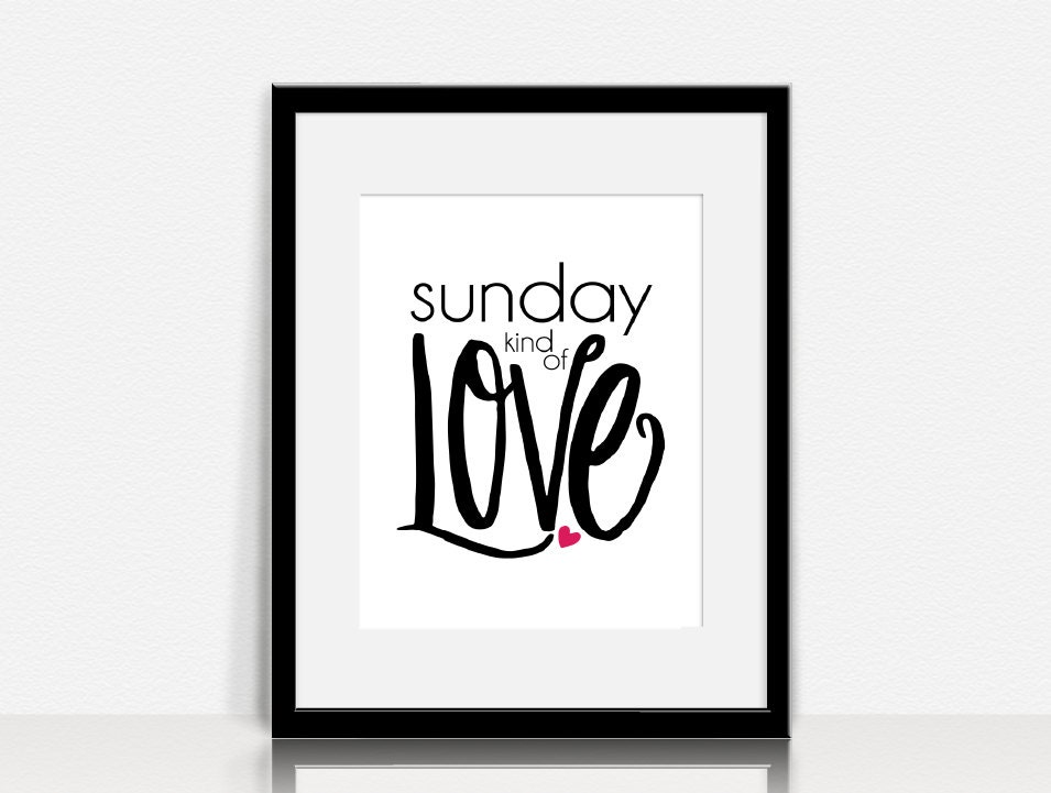 sunday kind of love lyrics etta james