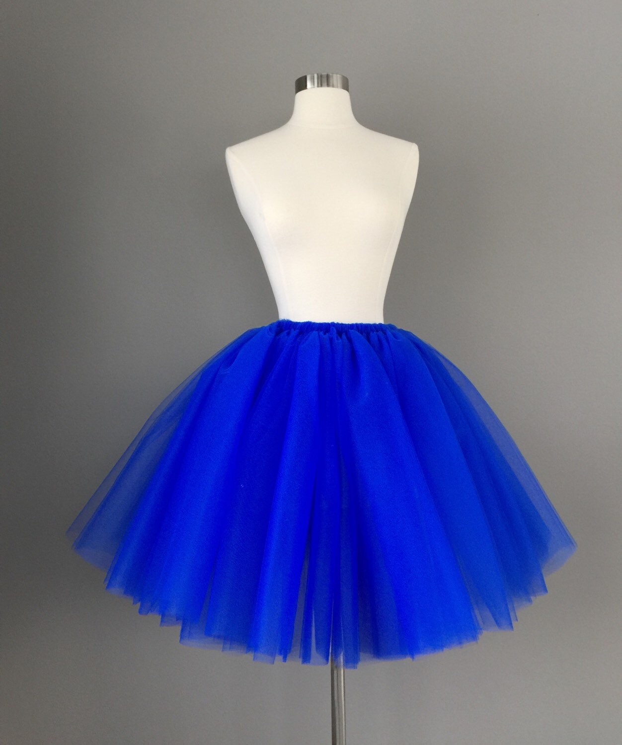 Adult Royal Blue Tutu Adult Tulle Skirt Cobalt Tutu Any Size 