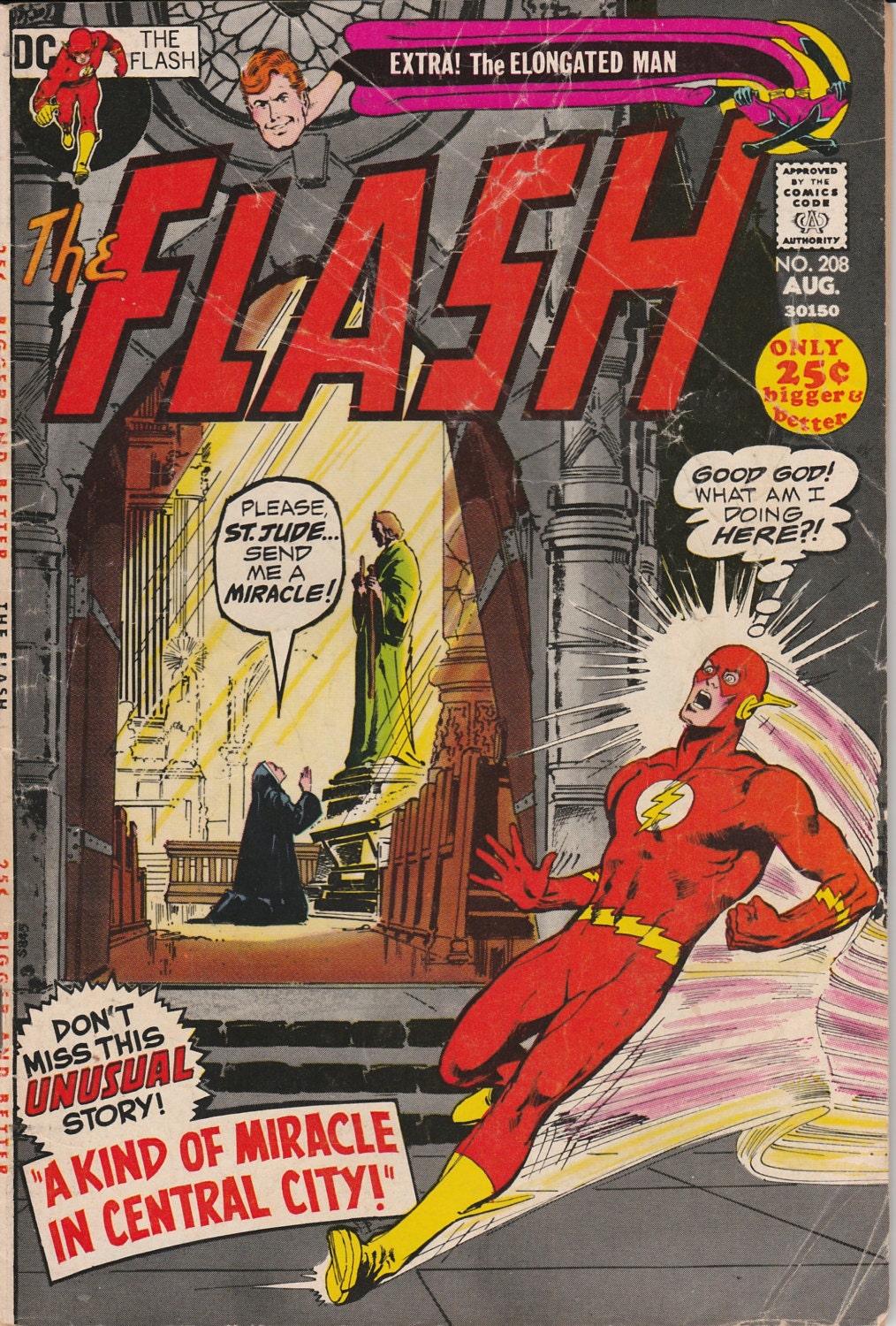 The Flash No. 208 1971 52Page DC Comics Comic Book