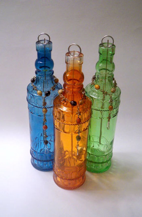 Colorful Glass Bottle Stick Incense Burner No Ash Mess Long