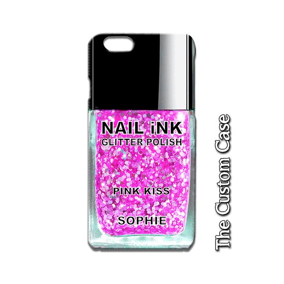 Items similar to Glitter Nail Polish Phone Case, 12 GLITTER SPARKLE