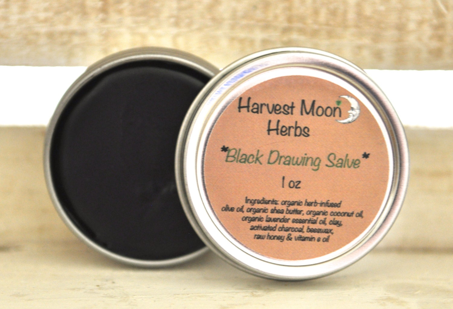 Black Drawing Salve Activated Charcoal Splinters Stings