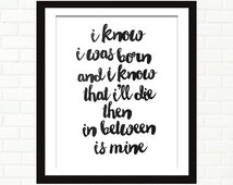 popular items for quote art print on etsy