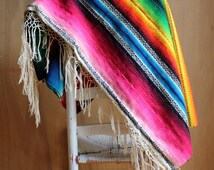 Popular items for mexican blanket on Etsy