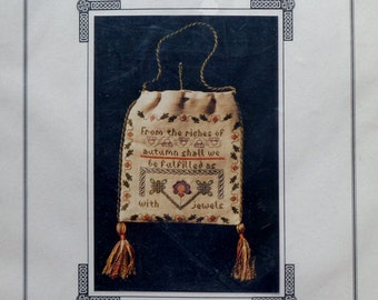 Rare Rae Iverson Moss Creek Designs TIDEWATER SAMPLER BAG Kit Needle Necessary - Counted Cross Stitch Pattern Chart Kit