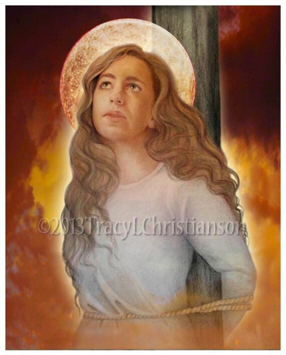 Saint Afra Fine Art Print Catholic Patron Saint of Augsburg