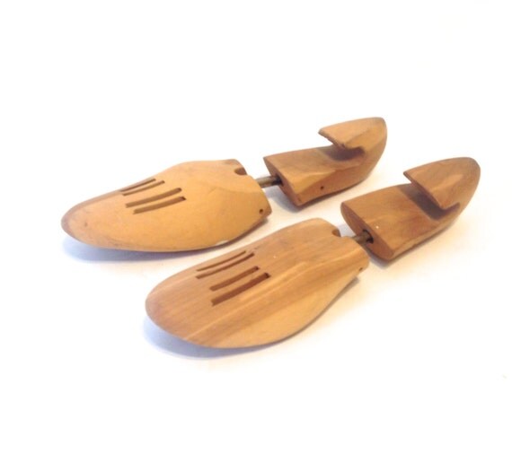 mid century cedar shoe keepers wood forms