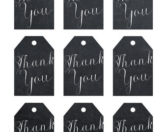 Diy thank you tags | Etsy