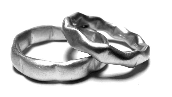 His and Hers Wedding Rings Promise Rings Wedding Rings Set Gold Rings ...