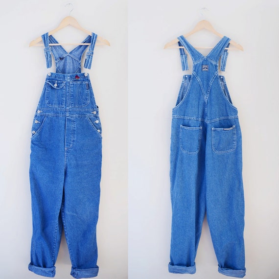 1990s Vintage Blue Jean Overalls by TheWanderly on Etsy