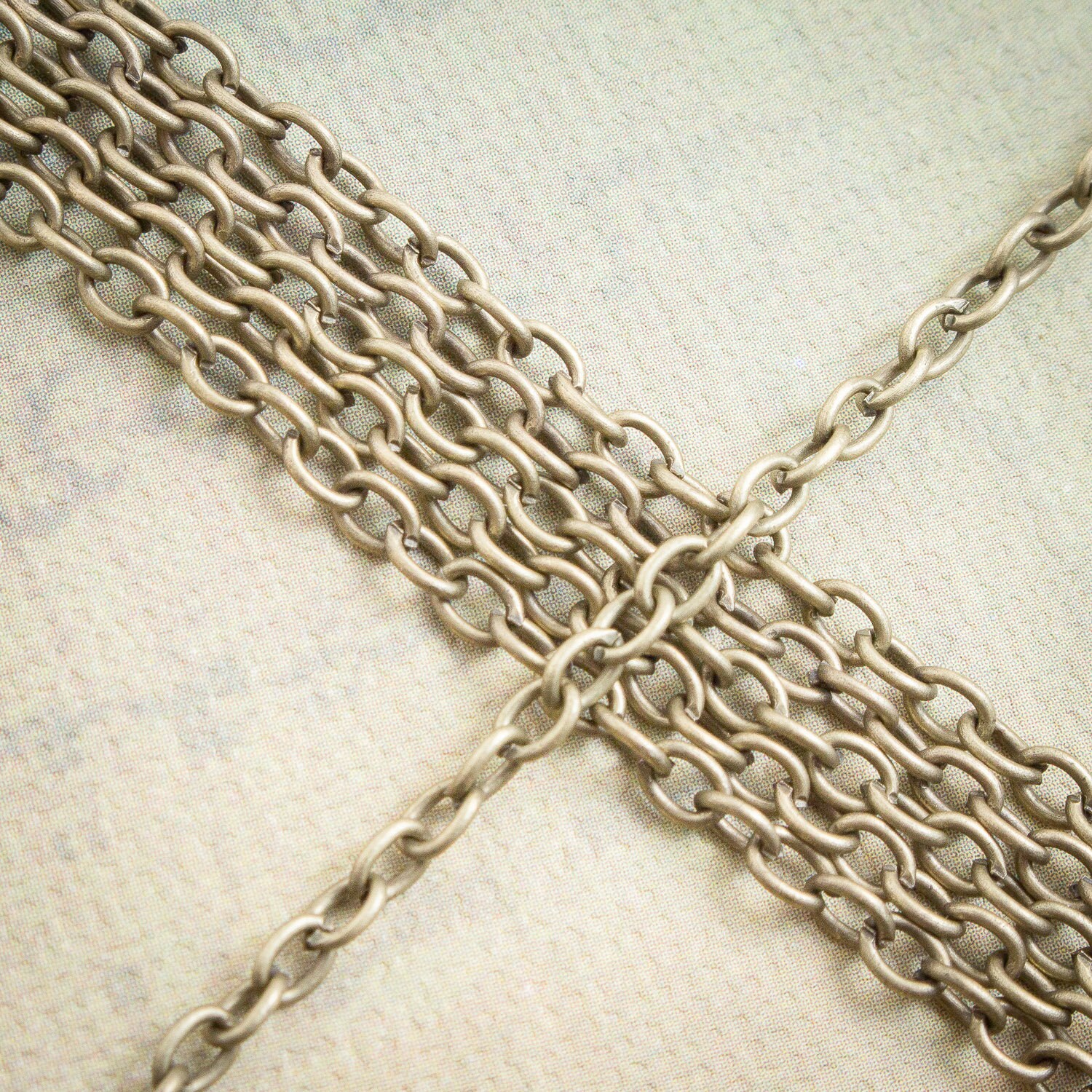 32ft Antique Brass Chain Classic Oval Link Cable Chain