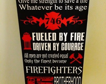 Firefighter Wall Art fireman wall art | etsy Firefighter Wall Art fireman wall art | etsy