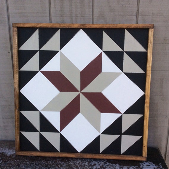 Meadow Star Barn Quilt CUSTOM COLORS by sophisticatedhilbily