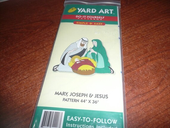 Yard Art Do It Yourself Pattern MaryJoseph & Jesus