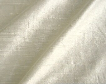 Fabric natural silk champagne