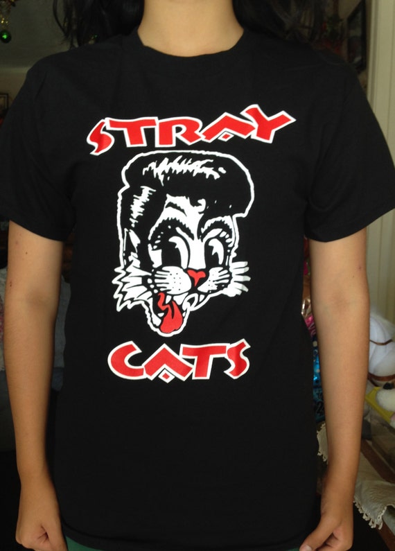 Stray Cats Band T-shirt by BndTees on Etsy