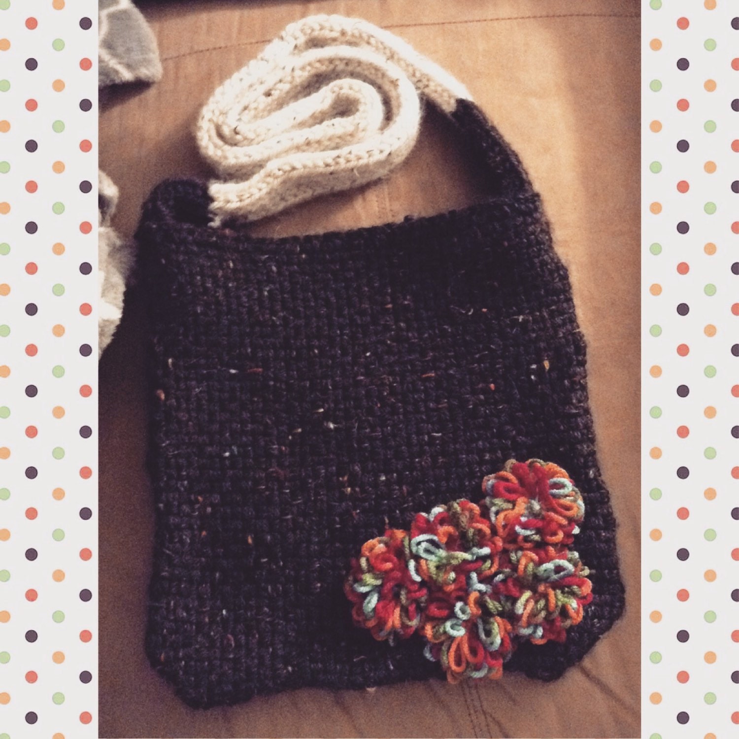Knit Crossbody Bag by KrazyBoutKnitting on Etsy