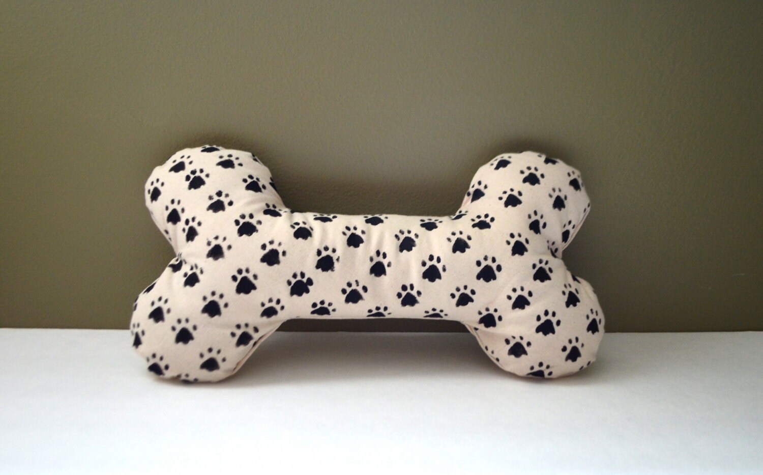 Dog Bone Pillow. Custom Fabric. Custom Dog by UniqueNookery