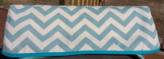 Light Aqua/Teal Chevron Cover fits Silhouette Cameo