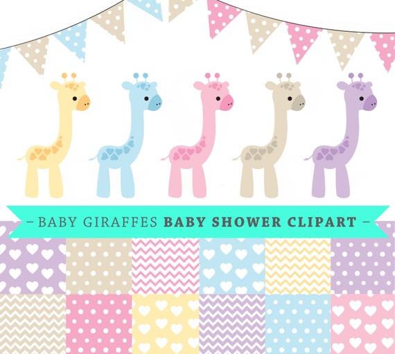 baby shower clip art giraffe - photo #42