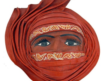Masque Touareg en cuir