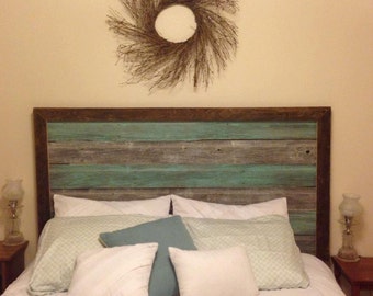 King Size Headboard- Barnwood Headboard- Custom King Size Reclaimed Barnwood Headboard