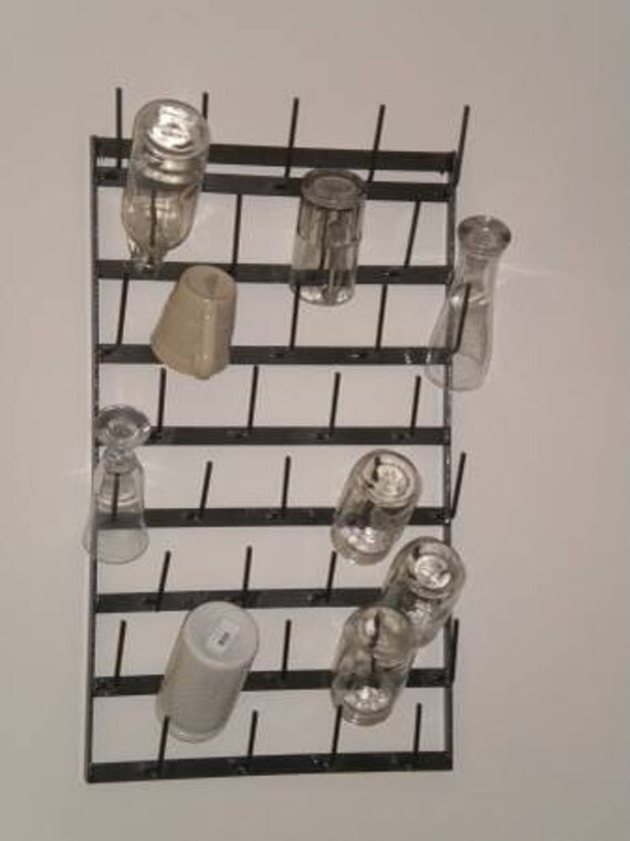 Cups for Days Cup Mug Bottle Rack Steel Vintage by StylishlyShabby