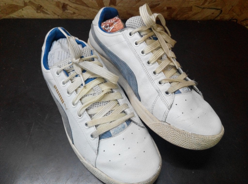 Vintage Vtg PUMA SHOES Volleyball Streetwear 90’s Skateboard Jogging Swag Sneakers 8 Haute Juice