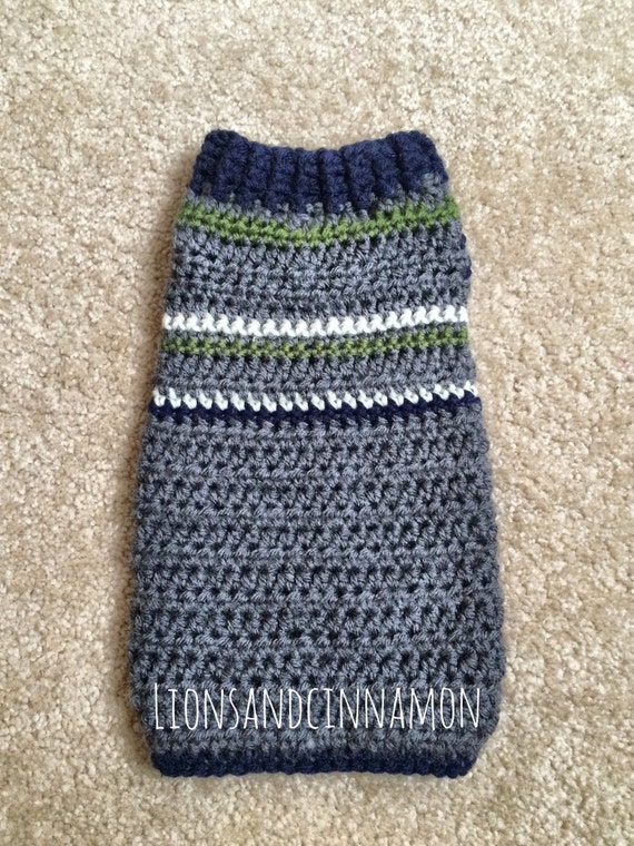 Crochet Dog Sweater by LionsandCinnamon on Etsy
