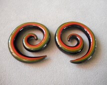 Popular items for spiral earrings on Etsy