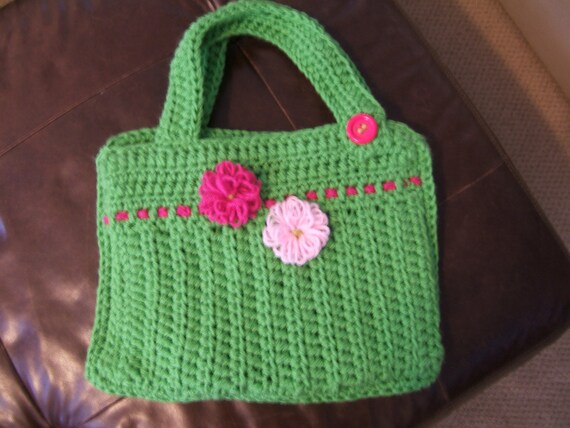 Items similar to Crochet Laptop Computer Bag on Etsy